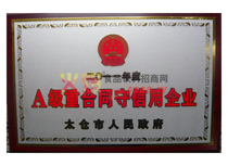 重合同守信用企業(yè)