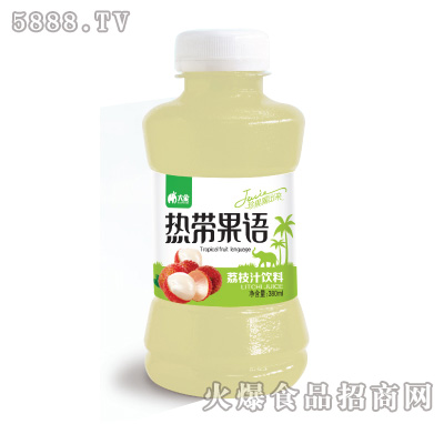 380ml大象熱帶果語荔枝汁飲料
