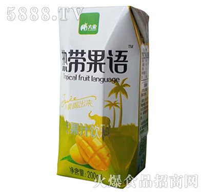 200ml熱帶果語芒果汁
