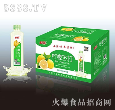 檸檬蘇打果味飲料420mlX24瓶