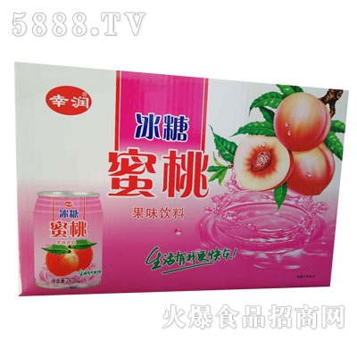 幸潤(rùn)冰糖蜜桃果味飲料