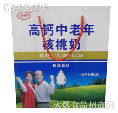 豪旺高鈣中老年核桃奶