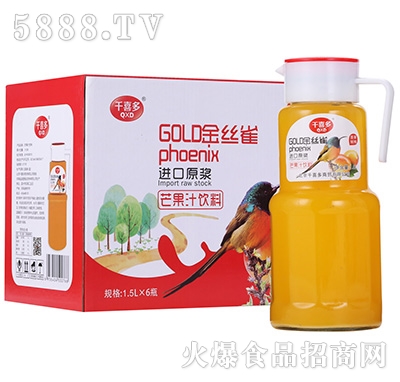 千喜多芒果汁飲料1.5LX6