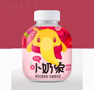 小奶象混合紅果奶昔乳酸菌飲品