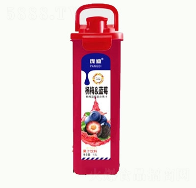 龐迪楊梅藍(lán)莓復(fù)合果汁飲料1.5L