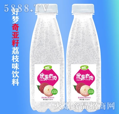 好夢優(yōu)果有肉荔枝味果汁飲品330ml