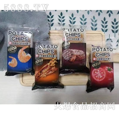 波羅客散稱薯片