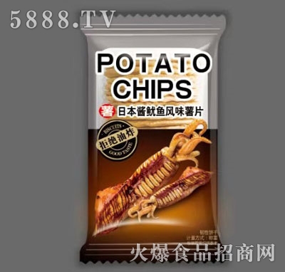 波羅客日本醬魷魚風味薯片