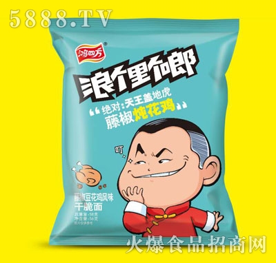 鴻四方藤椒豆花雞風味干脆面