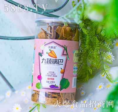 卡趣滋九蔬鍋巴麻辣味230g