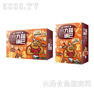 卡趣滋九蔬鍋巴醬香牛排味110克