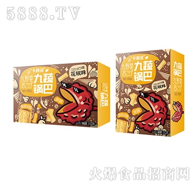 卡趣滋九蔬鍋巴花椒味110克