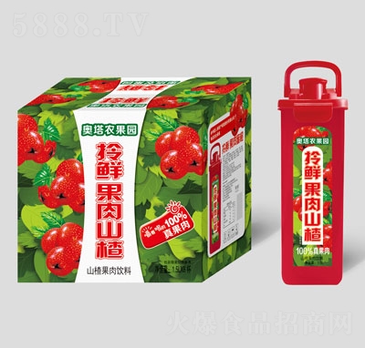 奧塔農(nóng)果園拎鮮果肉山楂果肉飲料