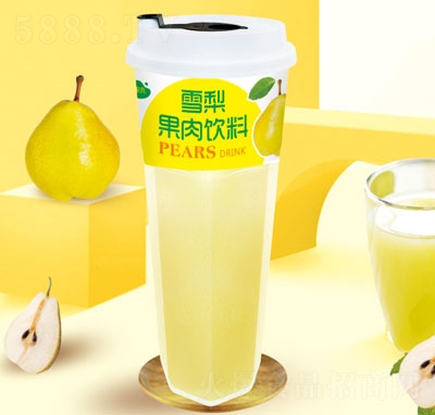 龐迪雪梨果肉飲料600毫升