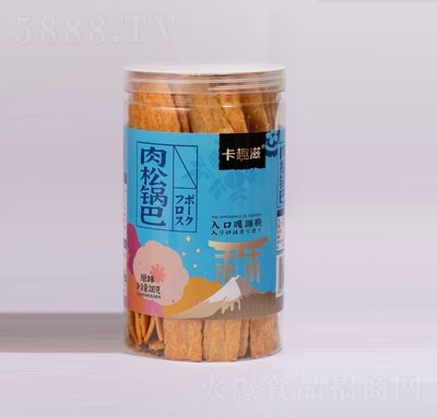 卡趣滋肉松鍋巴原味210克罐裝