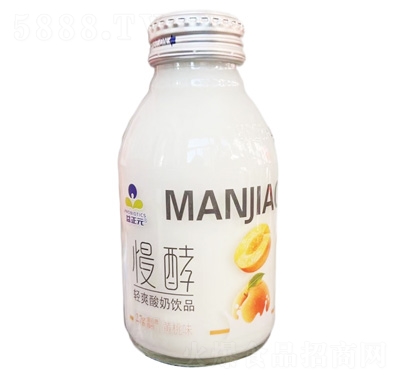 益正元慢酵果汁輕爽酸奶270ml黃桃味