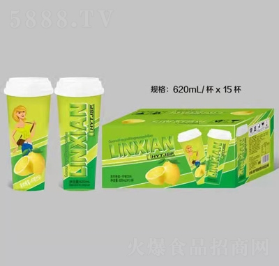 龐迪杯裝飲品果肉檸檬果汁飲料620ml×15杯