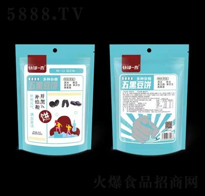 谷部一族多種雜糧五黑豆餅早餐下午茶糕點(diǎn)宿舍小點(diǎn)心96克