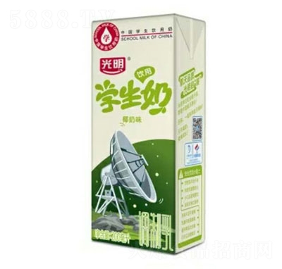 光明學(xué)生奶椰奶味乳飲料早餐奶