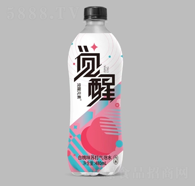 覺醒元素白桃味蘇打氣泡水汽水飲料