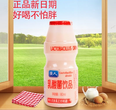 強(qiáng)人乳酸菌飲品180ml4支6排