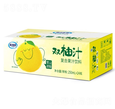 優(yōu)之生活雙柚復(fù)合果汁飲料250ml6瓶4組