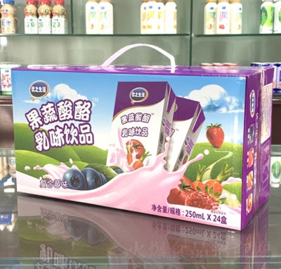 250ml果蔬酸酪乳復(fù)合莓124盒