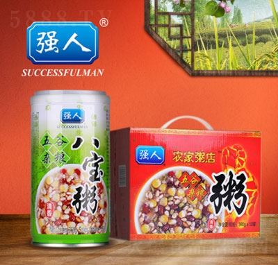 強(qiáng)人五谷雜糧粥360g12罐