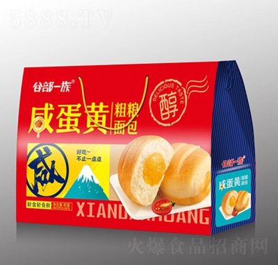谷部一族小咸蛋黃粗糧面包輕食輕負(fù)擔(dān)散裝稱傳統(tǒng)糕點(diǎn)招商代理