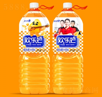 優(yōu)洋歡樂芒果肉果汁飲料2L
