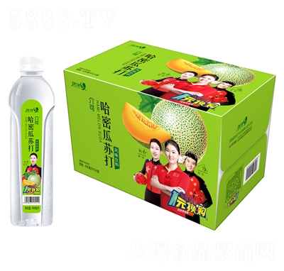 優(yōu)洋介可哈密瓜蘇打風(fēng)味飲料490mlX24