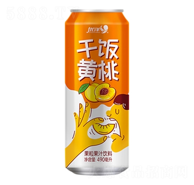 優(yōu)洋干飯黃桃果粒果汁飲料490ml