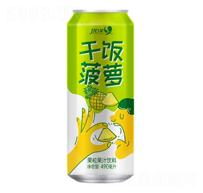 優(yōu)洋干飯菠蘿果粒果汁飲料490ml