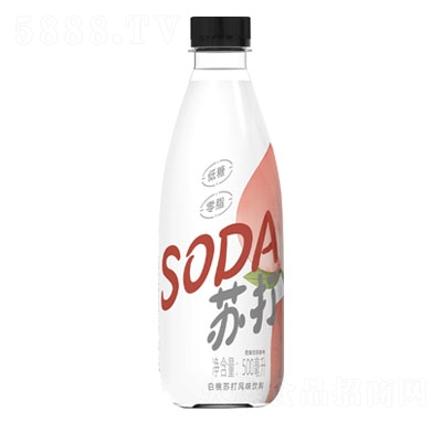 優(yōu)洋白桃蘇打風(fēng)味飲料500ml（瓶）