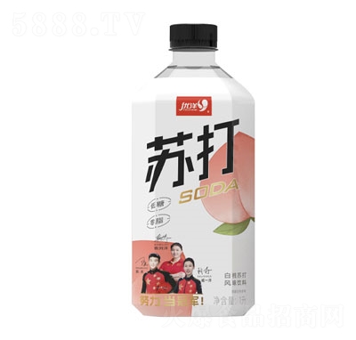 優(yōu)洋白桃蘇打風(fēng)味飲料1L（瓶裝）