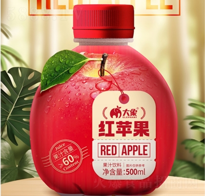 大象紅蘋果果汁飲料500ml