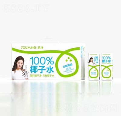 優(yōu)洋100%椰子水250ml箱裝