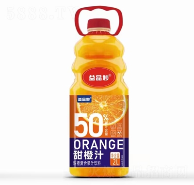 益品妙甜橙復(fù)合果汁飲料2L