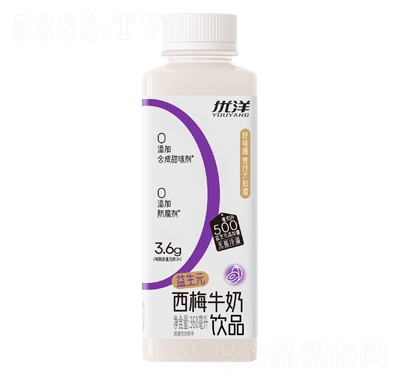 優(yōu)洋西梅牛奶乳飲料360ml