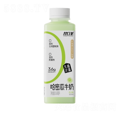 優(yōu)洋哈密瓜牛奶乳飲料360ml
