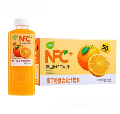 小輕果語(yǔ)柳丁橙復(fù)合果汁飲料500mlX15瓶