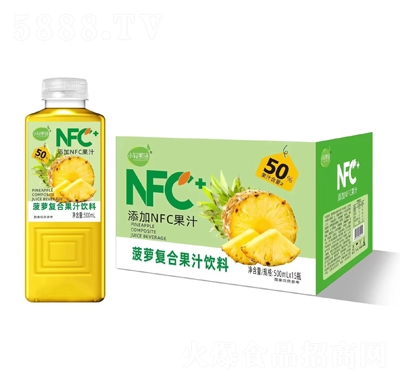 小輕果語(yǔ)菠蘿復(fù)合果汁飲料500mlX15瓶
