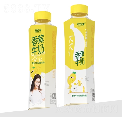 優(yōu)洋香蕉牛奶乳酸菌飲品500毫升