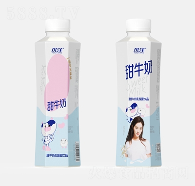 優(yōu)洋甜牛奶乳酸菌飲品500毫升