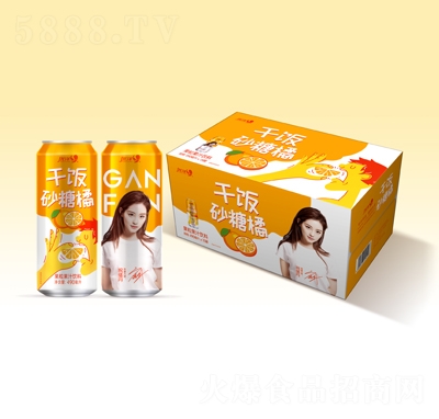 優(yōu)洋干飯砂糖橘果粒果汁飲料490毫升X15罐