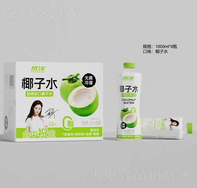 優(yōu)洋椰子水1LX8瓶