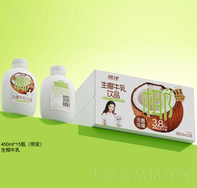 優(yōu)洋生椰牛乳飲品450mlX15瓶