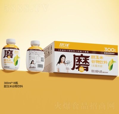 優(yōu)洋甜玉米谷物飲料300mlX18瓶