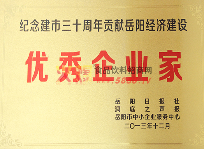 岳陽市優(yōu)秀企業(yè)家