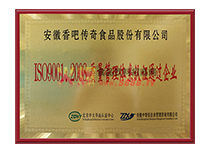 ISO9001國際質量體系認證